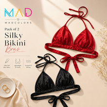 Load image into Gallery viewer, Pack of 2 Silky Bikini Bras