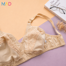 Load image into Gallery viewer, Pack of 4 MadColors Cotton Net Design Very Soft Daily Wear Bra
