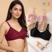 Load image into Gallery viewer, Pack of 4 Madcolors Very Very Soft Lawn Bra's