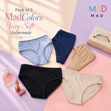 Load image into Gallery viewer, Pack of 5 MadColors Very Soft Underwear
