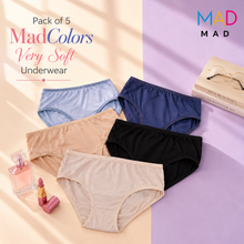 Load image into Gallery viewer, Pack of 5 MadColors Very Soft Underwear
