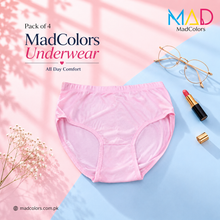 Load image into Gallery viewer, Pack of 4 MadColors Basic Underwear
