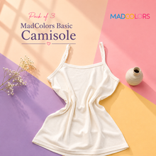Load image into Gallery viewer, Pack of 3 Basic Essential Camisole
